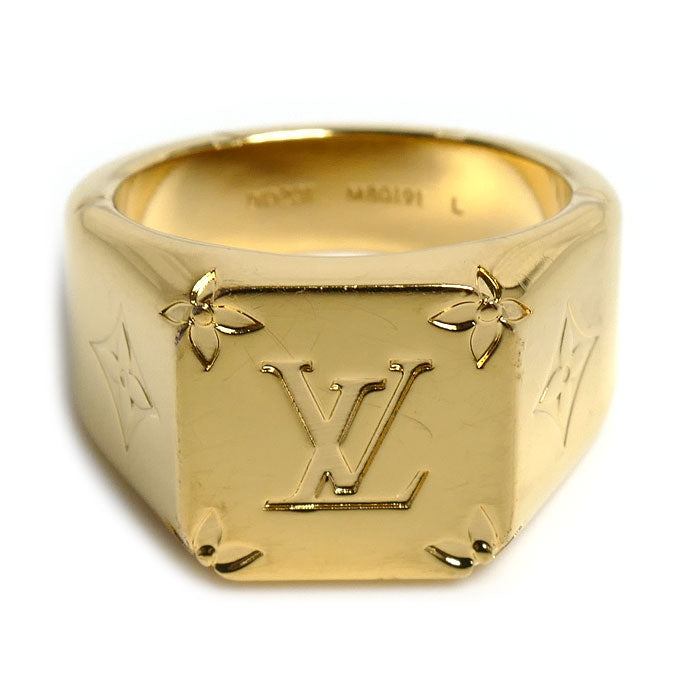 LOUIS VUITTON ルイ・ヴィトン GP モノグラム シグネットリング リング・指輪 M80191 DI0231 21号 メンズ【中古】