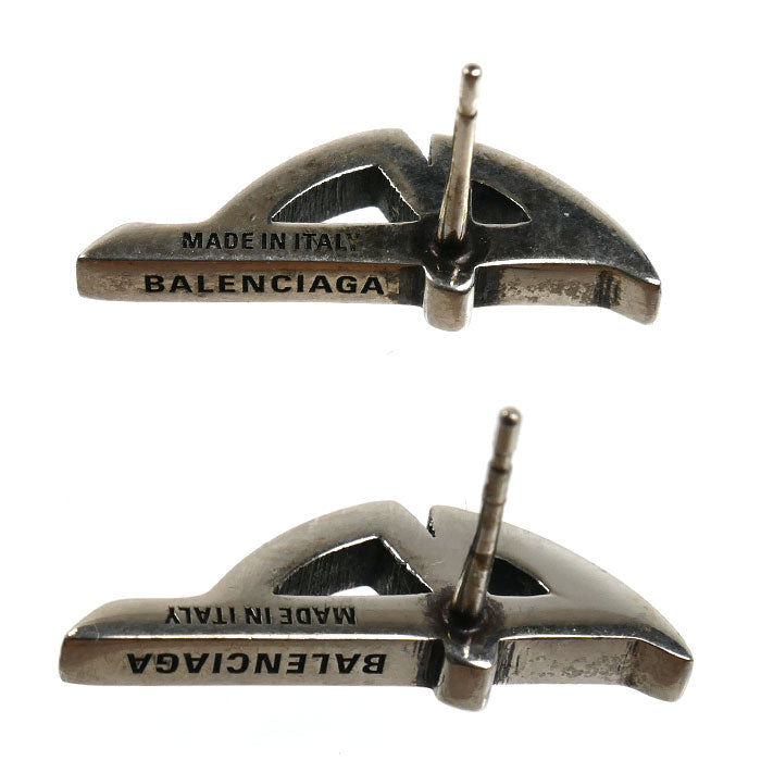 BALENCIAGA バレンシアガ 真鍮 TYPO METAL ピアス 787785TZ99I0911 ユニセックス【中古】