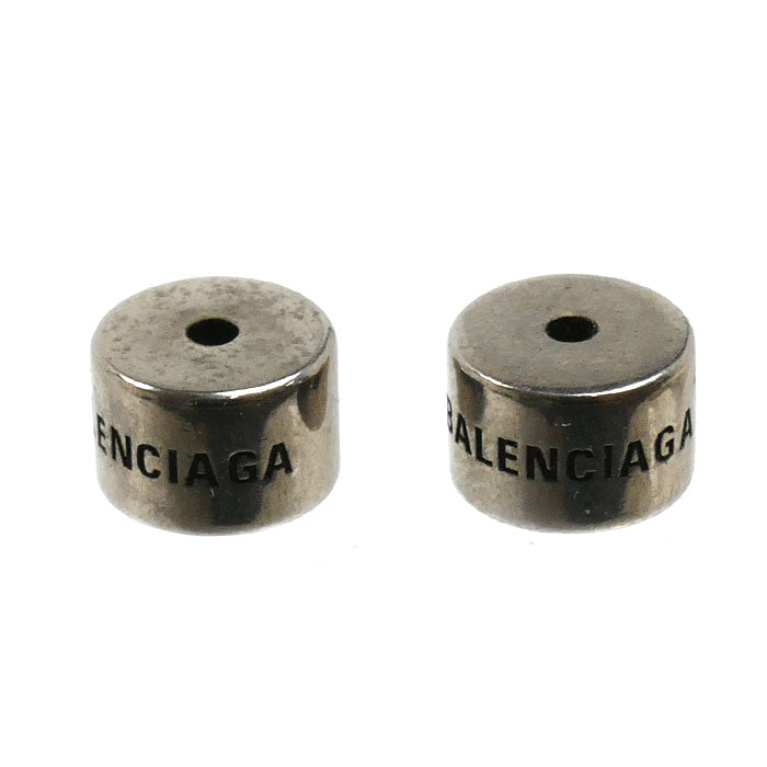BALENCIAGA バレンシアガ 真鍮 TYPO METAL ピアス 787785TZ99I0911 ユニセックス【中古】
