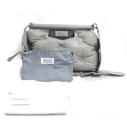 MAISON MARGIELA メゾンマルジェラ グラム スラムクラシック ミディアム ショルダーバッグ グレー SB1WG0034 IC ユニセックス【中古】【美品】