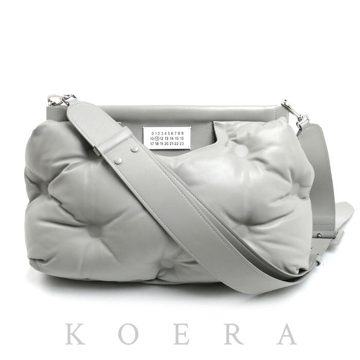 MAISON MARGIELA メゾンマルジェラ グラム スラムクラシック ミディアム ショルダーバッグ グレー SB1WG0034 IC ユニセックス【中古】【美品】