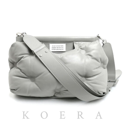 MAISON MARGIELA メゾンマルジェラ グラム スラムクラシック ミディアム ショルダーバッグ グレー SB1WG0034 IC ユニセックス【中古】【美品】