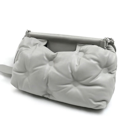MAISON MARGIELA メゾンマルジェラ グラム スラムクラシック ミディアム ショルダーバッグ グレー SB1WG0034 IC ユニセックス【中古】【美品】