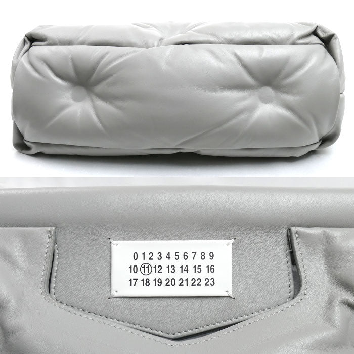 MAISON MARGIELA メゾンマルジェラ グラム スラムクラシック ミディアム ショルダーバッグ グレー SB1WG0034 IC ユニセックス【中古】【美品】