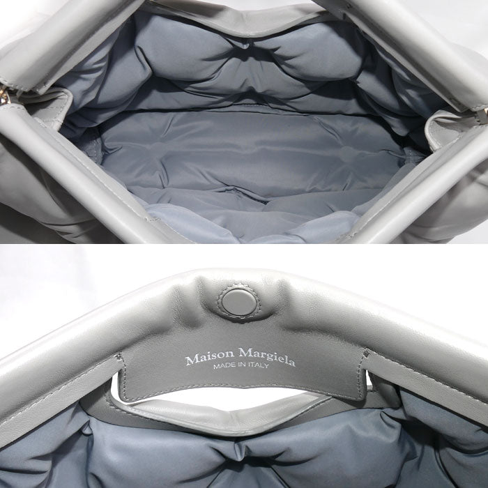 MAISON MARGIELA メゾンマルジェラ グラム スラムクラシック ミディアム ショルダーバッグ グレー SB1WG0034 IC ユニセックス【中古】【美品】