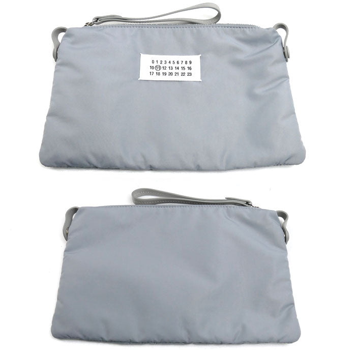 MAISON MARGIELA メゾンマルジェラ グラム スラムクラシック ミディアム ショルダーバッグ グレー SB1WG0034 IC ユニセックス【中古】【美品】