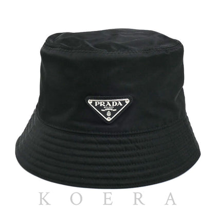 PRADA プラダ Re-Nylon バケットハット ハット ブラック 2HC137_2DMI_F0002 L ユニセックス【中古】【美品】