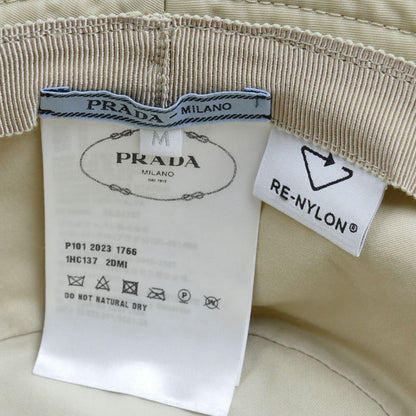 PRADA プラダ Re-Nylon バケットハット ハット デザートベージュ 1HC137_2DMI_F0F24 M ユニセックス【中古】