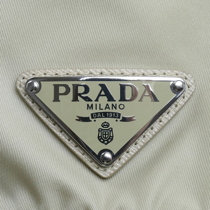 PRADA プラダ Re-Nylon バケットハット ハット デザートベージュ 1HC137_2DMI_F0F24 M ユニセックス【中古】