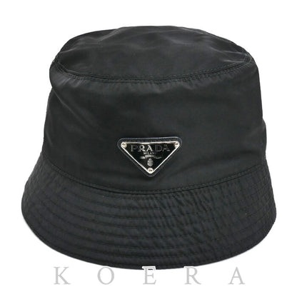 PRADA プラダ Re-Nylon バケットハット ハット ブラック 1HC137_2DMI_F0002 M ユニセックス【中古】