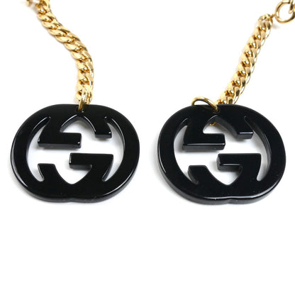 GUCCI グッチ サングラス ブラック ゴールド GG0726S 001 レディース 56□23 135【中古】
