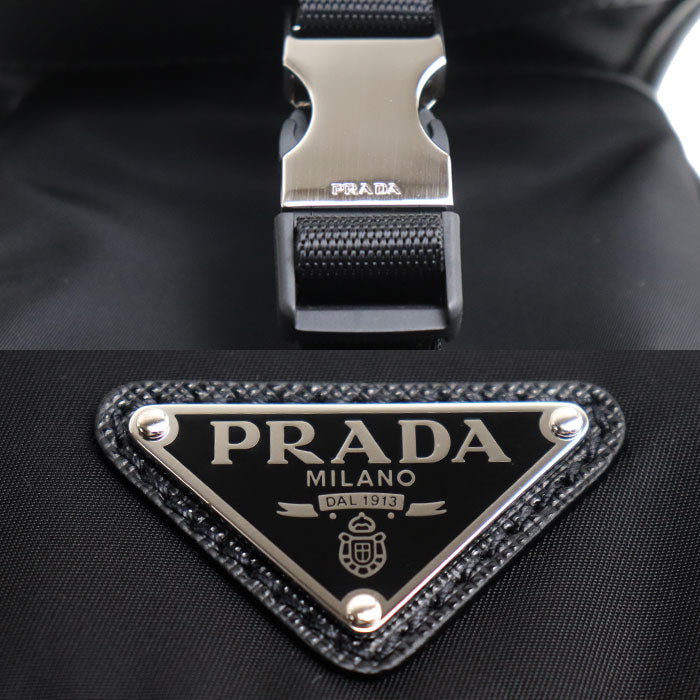 PRADA プラダ テスート ショルダーバッグ ブラック 2VD043 2DMH F0002 IC ユニセックス【中古】【美品】