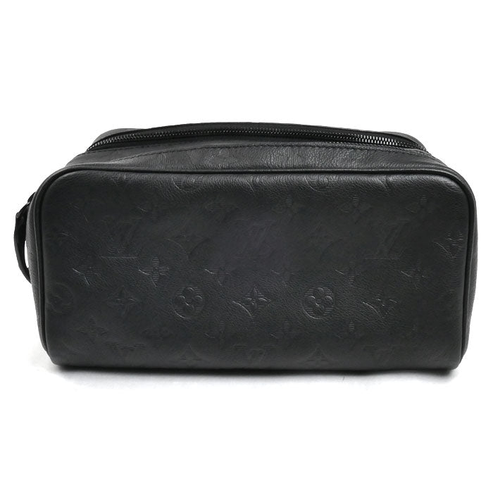 LOUIS VUITTON ルイ・ヴィトン ドップキット セカンドバッグ モノグラムシャドウ ウルトラブラック M12645 IC メンズ【中古】【美品】