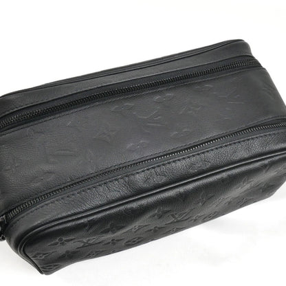 LOUIS VUITTON ルイ・ヴィトン ドップキット セカンドバッグ モノグラムシャドウ ウルトラブラック M12645 IC メンズ【中古】【美品】