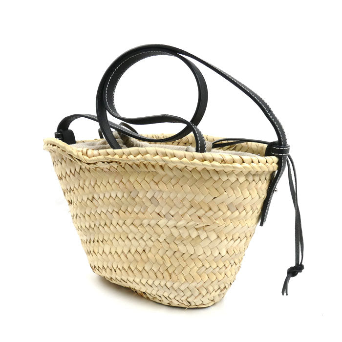 LOEWE ロエベ ドローストリング バケットバッグ ショルダーバッグ ナチュラル/ブラック A223222X01 レディース【中古】【美品】
