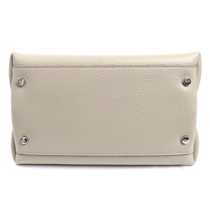 TOD’S トッズ Tタイムレス マイクロ ハンドバッグ ベージュ レディース【中古】【美品】