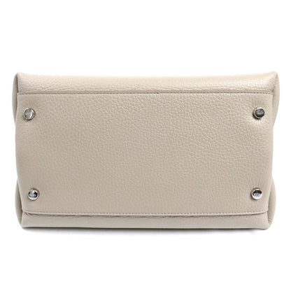 TOD’S トッズ Tタイムレス マイクロ ハンドバッグ ベージュ レディース【中古】【美品】
