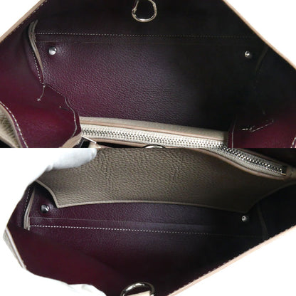 TOD’S トッズ Tタイムレス マイクロ ハンドバッグ ベージュ レディース【中古】【美品】