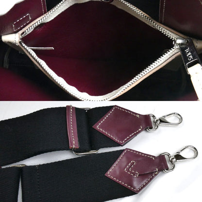 TOD’S トッズ Tタイムレス マイクロ ハンドバッグ ベージュ レディース【中古】【美品】