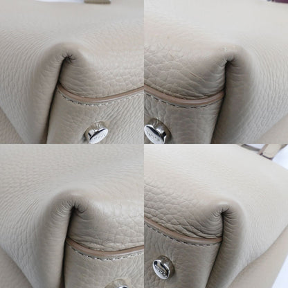 TOD’S トッズ Tタイムレス マイクロ ハンドバッグ ベージュ レディース【中古】【美品】