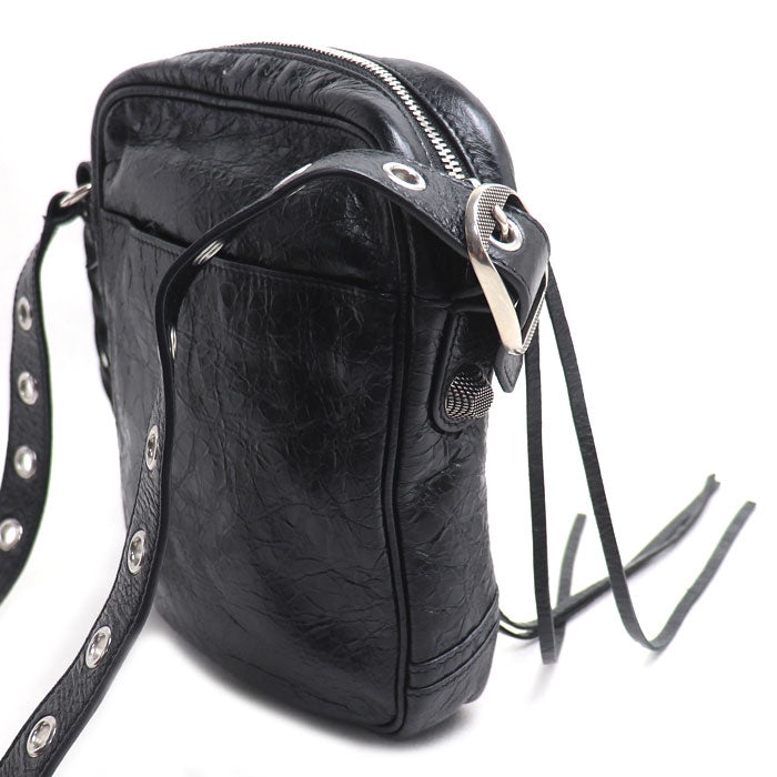 BALENCIAGA バレンシアガ ル カゴール ショルダーバッグ ブラック 719065 210KR 1000 メンズ【中古】