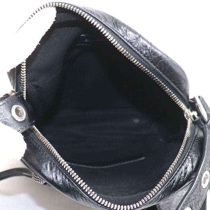 BALENCIAGA バレンシアガ ル カゴール ショルダーバッグ ブラック 719065 210KR 1000 メンズ【中古】