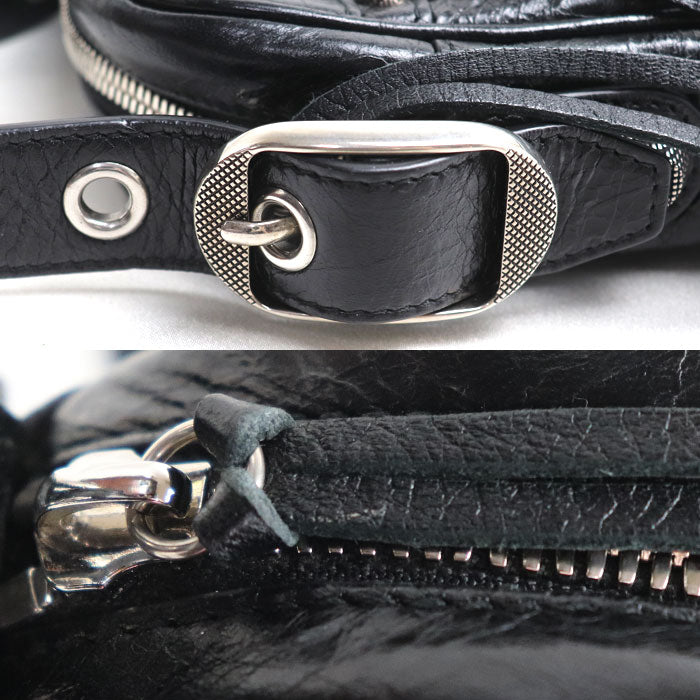 BALENCIAGA バレンシアガ ル カゴール ショルダーバッグ ブラック 719065 210KR 1000 メンズ【中古】