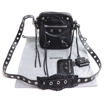BALENCIAGA バレンシアガ ル カゴール ショルダーバッグ ブラック 719065 210KR 1000 メンズ【中古】