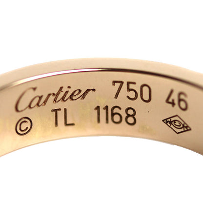 CARTIER カルティエ K18PG ピンクゴールド ミニラブ リング・指輪 B4050746 ダイヤモンド 6号 46 3.9g レディース【中古】