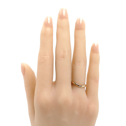 CARTIER カルティエ K18PG ピンクゴールド バレリーナ カーブ ウェディング リング・指輪 B4098648 ダイヤモンド 8号 48 2.3g レディース【中古】【美品】
