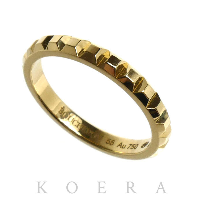 Boucheron ブシュロン K18YG イエローゴールド クルドパリ ミディアム リング・指輪 JAL00008 14.5号 55 3.8g レディース【中古】