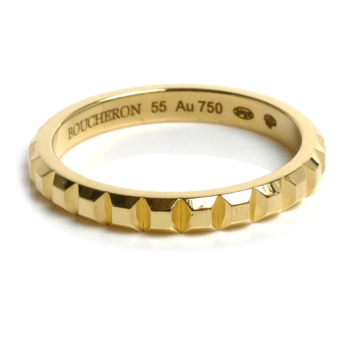 Boucheron ブシュロン K18YG イエローゴールド クルドパリ ミディアム リング・指輪 JAL00008 14.5号 55 3.8g レディース【中古】
