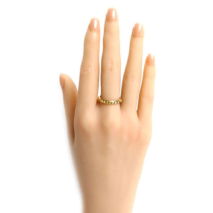 Boucheron ブシュロン K18YG イエローゴールド クルドパリ ミディアム リング・指輪 JAL00008 14.5号 55 3.8g レディース【中古】