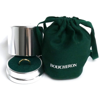Boucheron ブシュロン K18YG イエローゴールド クルドパリ ミディアム リング・指輪 JAL00008 14.5号 55 3.8g レディース【中古】