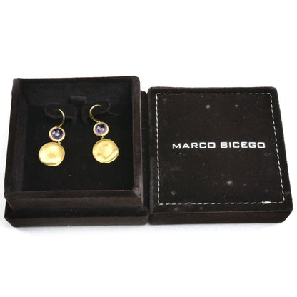 MARCO BICEGO K18YG イエローゴールド マルコ ビチェゴ ピアス アメジスト 4.5g レディース【中古】