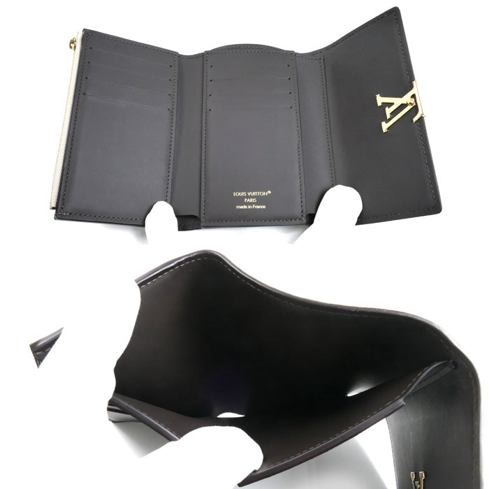 LOUIS VUITTON ルイ・ヴィトン ポルトフォイユ・カプシーヌ コンパクト 三つ折り財布 ガレ M62159 IC レディース【中古】【美品】