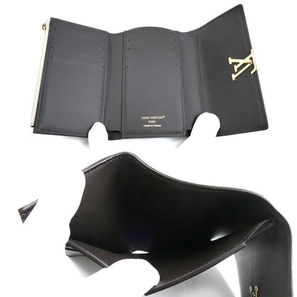 LOUIS VUITTON ルイ・ヴィトン ポルトフォイユ・カプシーヌ コンパクト 三つ折り財布 ガレ M62159 IC レディース【中古】【美品】