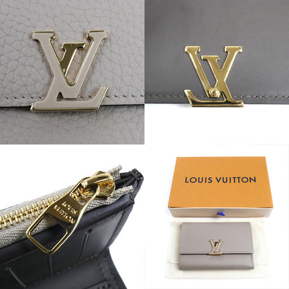 LOUIS VUITTON ルイ・ヴィトン ポルトフォイユ・カプシーヌ コンパクト 三つ折り財布 ガレ M62159 IC レディース【中古】【美品】