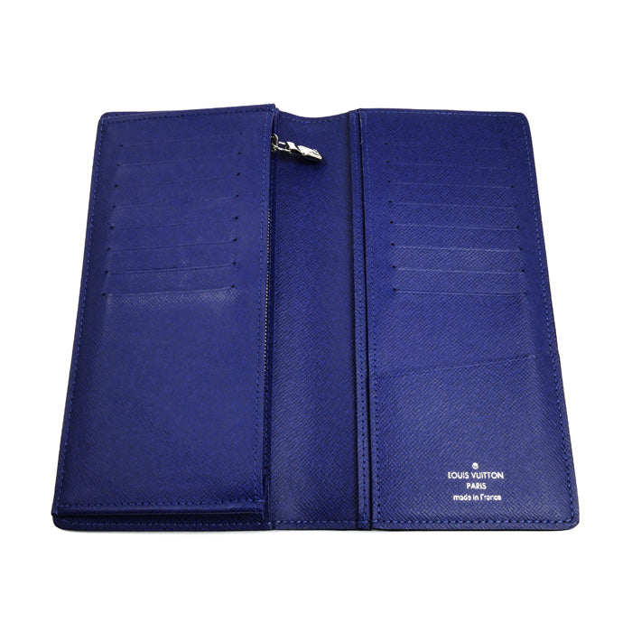LOUIS VUITTON ルイ・ヴィトン ポルトフォイユ・ブラザ 長財布 タイガラマ コバルト M30297 IC メンズ【中古】