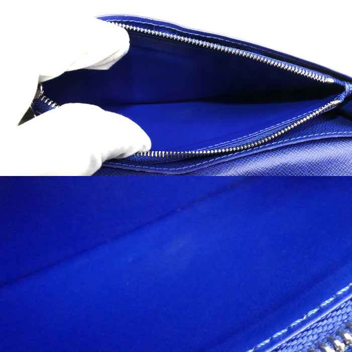 LOUIS VUITTON ルイ・ヴィトン ポルトフォイユ・ブラザ 長財布 タイガラマ コバルト M30297 IC メンズ【中古】
