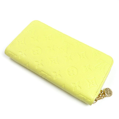 LOUIS VUITTON ルイ・ヴィトン ジッピーウォレット 長財布 モノグラムアンプラント シトラス/ライトブルー M27504 IC 日本限定 レディース【中古】【極美品】