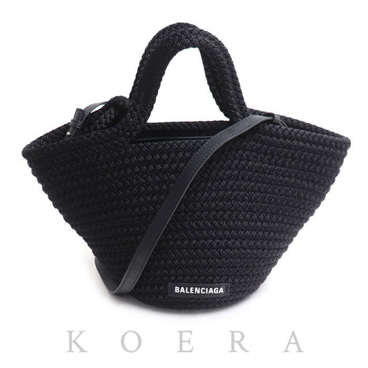 BALENCIAGA バレンシアガ イビザ スモール 2Wayショルダーバッグ ブラック 695612 レディース【中古】