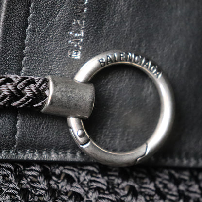 BALENCIAGA バレンシアガ イビザ スモール 2Wayショルダーバッグ ブラック 695612 レディース【中古】