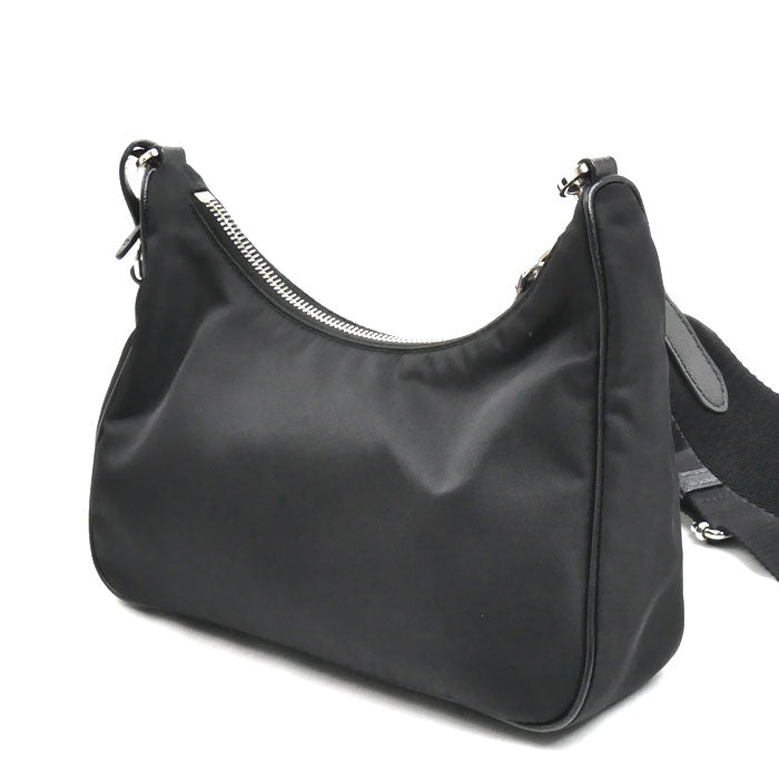 PRADA プラダ Re-Edition 2005 Re-Nylon ショルダーバッグ ブラック 1BH204_R064_F0002 レディース【中古】
