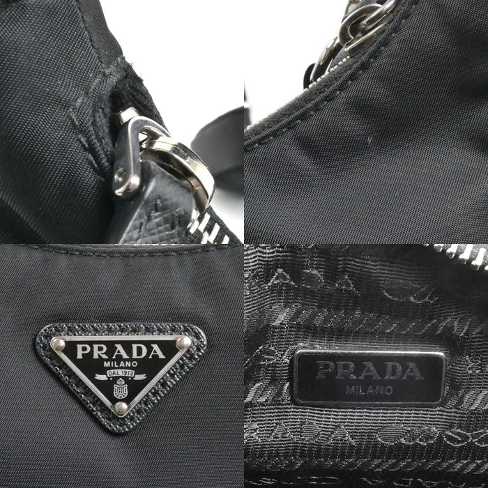 PRADA プラダ Re-Edition 2005 Re-Nylon ショルダーバッグ ブラック 1BH204_R064_F0002 レディース【中古】
