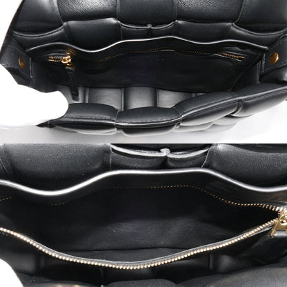BOTTEGAVENETA ボッテガヴェネタ パデット カセット ショルダーバッグ ブラック 591970 レディース【中古】【美品】