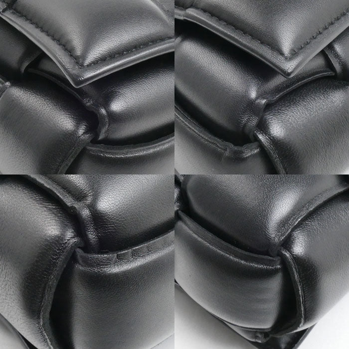 BOTTEGAVENETA ボッテガヴェネタ パデット カセット ショルダーバッグ ブラック 591970 レディース【中古】【美品】
