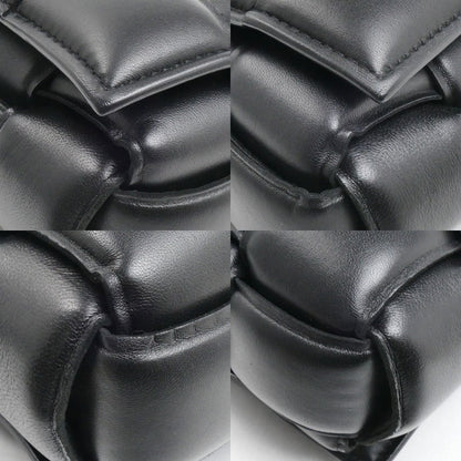 BOTTEGAVENETA ボッテガヴェネタ パデット カセット ショルダーバッグ ブラック 591970 レディース【中古】【美品】