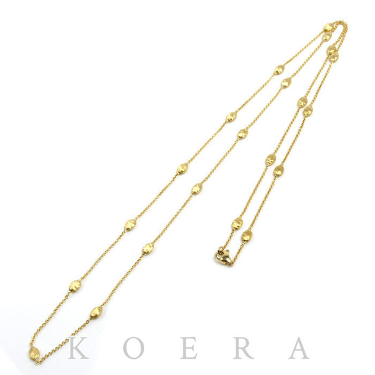 MARCO BICEGO K18YG イエローゴールド マルコビチェゴ SIVIGLIA ネックレス 12.0g 79cm ロング レディース【中古】