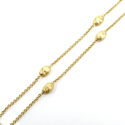 MARCO BICEGO K18YG イエローゴールド マルコビチェゴ SIVIGLIA ネックレス 12.0g 79cm ロング レディース【中古】